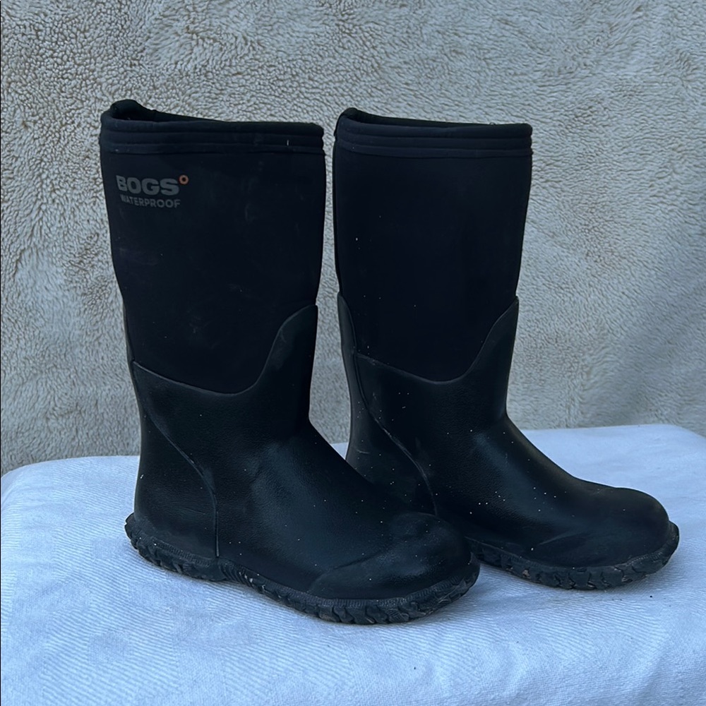 BOGS Black Waterproof Boots